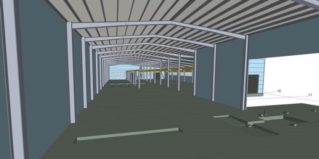 Hala przeznaczona do produkcji prefabrykatów betonowych wraz z posadowieniem „karuzeli”, magazynem zewnętrznym oraz wytwórnią mieszanki betonowej” w formule „Projektuj i Buduj”